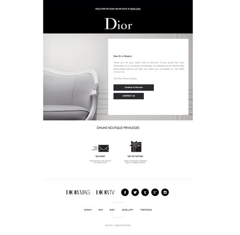 dior online ordering.